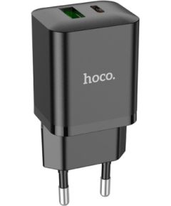 Сетевая зарядка Hoco N28 PD20W+QC3.0 черная