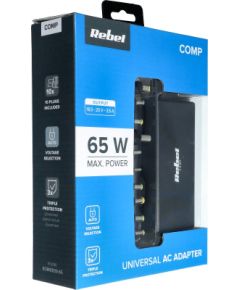 Сетевая REBEL for Notebook/Laptop 65W/18-20V черная