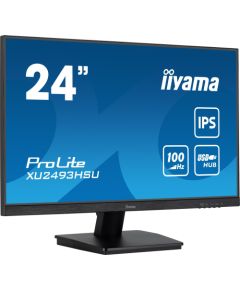 iiyama ProLite XU2493HSU-B7 monitor komputerowy 60,5 cm (23.8") 1920 x 1080 px Full HD LED Czarny