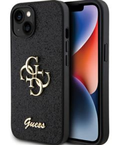 Guess Fixed Glitter Big 4G Case Aizsargapvalks Priekš Apple iPhone 15 Pro