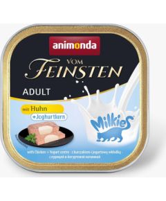 ANIMONDA Vom Feinsten Adult Milkies with Chicken and Yogurt Filling - Wet Cat Food - 100g