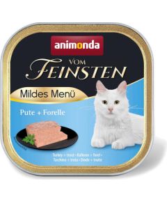 ANIMONDA Vom Feinsten Mildes Menu Turkey and trout  - wet cat food - 100g