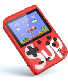 HQ GameBox R1 8bit Portable Retro Game console with 400 games 3'' LCD with TV RCA cable Red