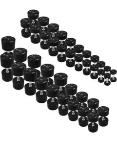 Hanteļu komplekts HPC SET POLYURETHANE DUMBBELLS 2 x 2.5 - 50 KG CPU  - 1050 KG HMS