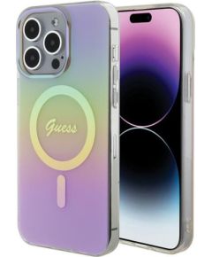 Guess  IML MagSafe Iridescent Case Aizsargapvalks Priekš Apple iPhone 15 Pro