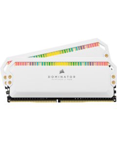 Corsair DDR4 - 16 GB -3600 - CL - 18 - Dual Kit, Dominator Platinum RGB (white, CMT16GX4M2C3600C18W)