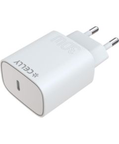 Celly - TC1USBC30WEVO - 30W USB-C Wall Charger