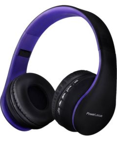 PowerLocus P1 wireless headphones (black and purple)