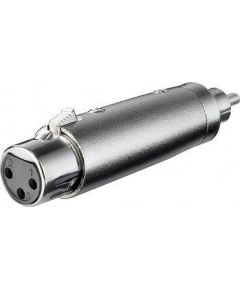 Goobay Adapter XLR - RCA (Cinch) srebrny (JAB-857177)