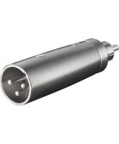 Goobay Adapter XLR - RCA (Cinch) srebrny (JAB-857178)