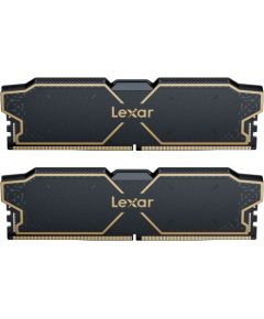 LEXAR 32GB Kit (2x16GB) THOR DDR5 6000 CL38 1.3V Memory with heatsink, Dual pack, Black Color, EAN: 843367136094