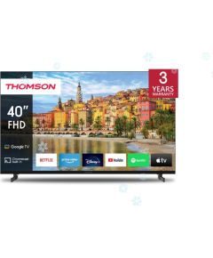 TV Set THOMSON 40" Smart/FHD 1920x1080 Wireless LAN Bluetooth Google TV Black 40FG2S14