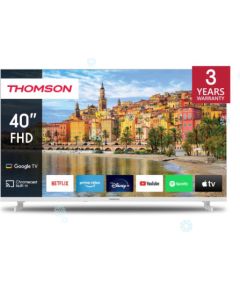 TV Set THOMSON 40" Smart/FHD 1920x1080 Wireless LAN Bluetooth Google TV White 40FG2S14W