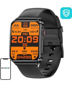 BlitzWolf BW-HL6 smartwatch (black silicone)