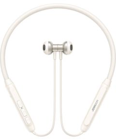 Joyroom JR-D8 wireless neckband headphones (cream white)