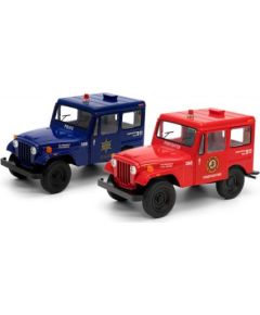 Kinsmart Металлическая авто моделька 1971 Jeep DJ-5B (Police/ Firefighter) 1:26 KT5433PR