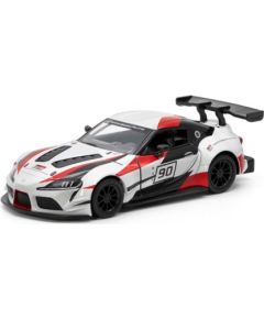 Kinsmart Металлическая авто моделька Toyota GR Supra Racing Concept with printing (в коробочке) 1:36 KT5421WF