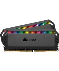 Corsair DDR4 32 GB 3466 - Dual Kit, RAM (black, CMT32GX4M2C3466C16, Dominator Platinum RGB)