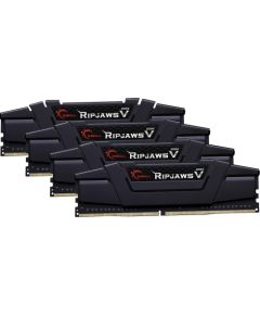 G.Skill DDR4 - 64 GB -3600 - CL - 18 - Quad-Kit, Ripjaws V (black, F4-3600C18Q-64GVK)