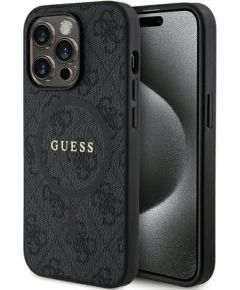 Guess GUHMP13XG4GFRK iPhone 13 Pro Max 6.7" czarny|black hardcase 4G Collection Leather Metal Logo MagSafe