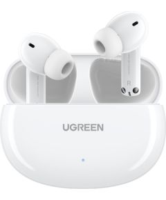 Wireless headphones Ugreen WS200 HiTune T6 Active Noise-Cancelling Earbuds white