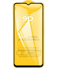 RoGer Full Face 9D Tempered Glass Aizsargstikls Pilnam Ekrānam Samsung Galaxy A05S Melns