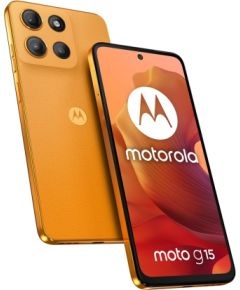 Motorola moto g15 17.1 cm (6.72") Dual SIM Android 15 4G USB Type-C 8 GB 128 GB 5200 mAh Orange