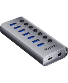 UNITEK HUB USB-A 7-IN-1 WITH SWITCHES