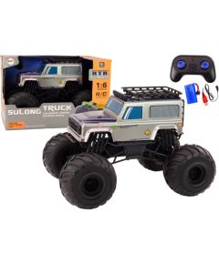 Leantoys Large Off-Road Remote Controlled SUV 2.4G RC 1:6 Gray