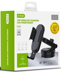 D-Fruit phone car mount + QI wireless charger (DF108)