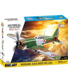 Cobi Historical Collection WWII Samolot myśliwski Morane-Saulnier MS.406 (5724)