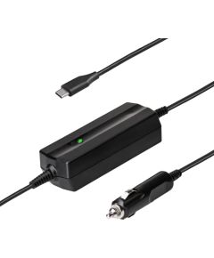 Автомобильный блок питания для ноутбука Akyga AK-ND-83 5-20V | 3-3.25A 65W USB Type C 1.8m Power Delivery