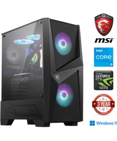 MDD Core i5-13400F 8GB 512GB NVME RTX 4070 Windows 11