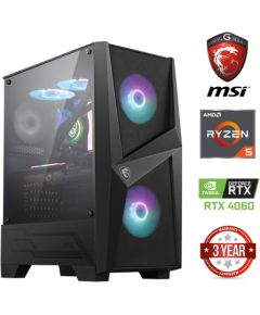 MDD Ryzen 5 5500 8GB 256GB SSD RTX 4060 8GB NoOs