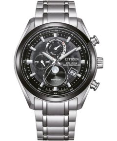 Citizen Eco-Drive Radio Controlled Tsukiyomi Moonphase Super Titanium BY1018-80E