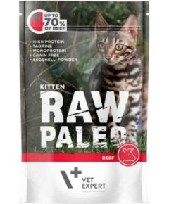 RAW PALEO Kitten Cat Beef - wet food for kittens - 100 g