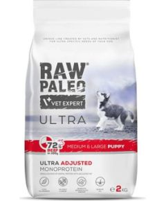 VetExpert Raw Paleo Ultra Wołowina Medium&Large Puppy 2kg