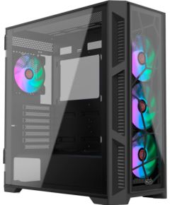 RAIJINTEK PONOS ULTRA TG4, tower case (black, front and side panels made of tempered glass)