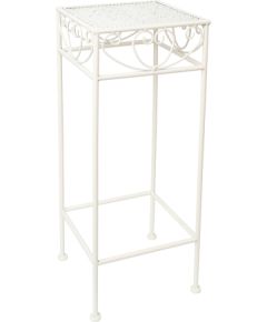 Flower stand SANDY 23x23xH60cm, antique white