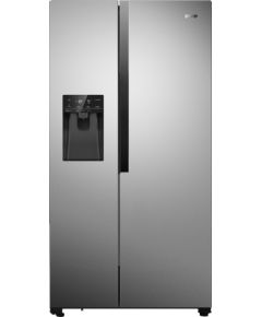 Gorenje NRS9EVX side-by-side refrigerator Freestanding 562 L E Stainless steel