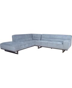 Corner sofa HASSO LC, silver grey