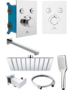 Thermo-2F-OLO (SQ) iebūv.2 funkc.dušas jaucējs un kompl.(korpuss+rok.duša+liet.duš.galva+duš.šļūt)