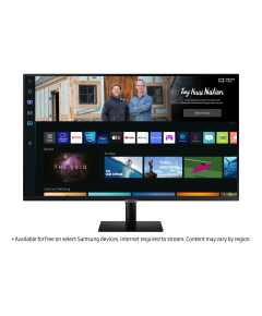 Monitor Samsung Monitor 32 cale SMART M70D VA 3840x2160 UHD 16:9 2xHDMI 3xUSB 2.0 1xUSB-C (65W) 4ms 60Hz WiFi/BT głośniki płaski 2Yd2d