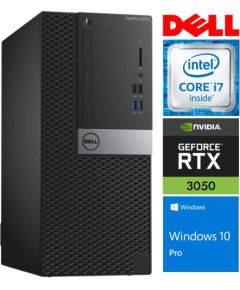 DELL 5050 MT i7-7700 8GB 512SSD M.2 NVME RTX3050 6GB WIN10Pro