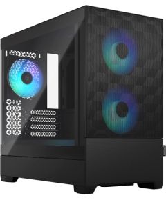 Fractal Design Pop Mini Air RGB black TG Clear Tint, Tower Case (black)