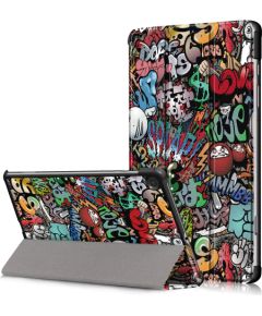 Чехол "Smart Leather" Huawei MediaPad T5 10.1 graffiti