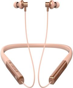 LDNIO N01 wireless neckband headphones (rose gold)