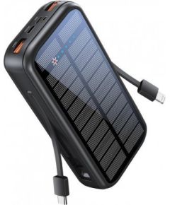 PROMATE SolarTank-20PDCi EcoLight™ Solar Переносная зарядная батарея 20000 mAh / QC3.0 / PD20W / Lightning / microUSB