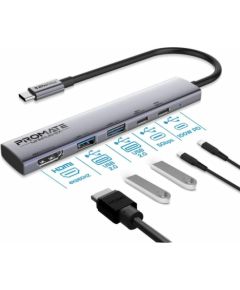 Promate LinkHub-5X Hub HDMI 4K@60Hz / USB-C PD100W