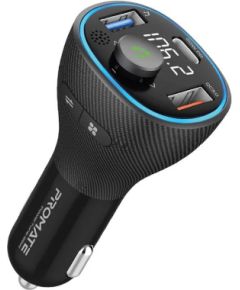 Promate PowerTune-38W Bluetooth 5.1 FM Raidītājs QC3.0 / PD20W / QC3.0 / Hands-free